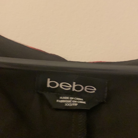 BEBE Dress XXS/XS/S Open Long-sleeve Above Knee - Picture 3 of 4